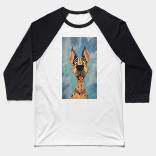 German Sheperd Dog Baseball T-Shirt